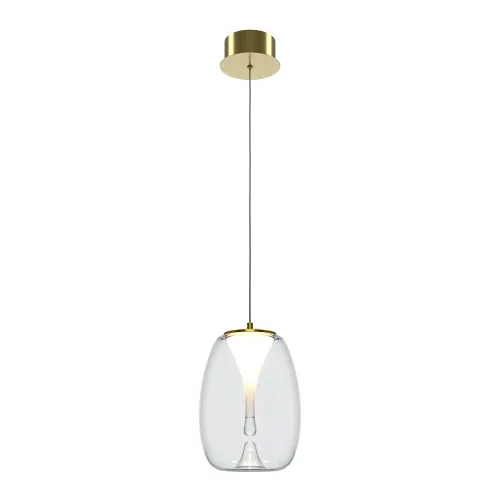 Maytoni Splash arany-átlátszó LED függesztett lámpa (MAY-MOD282PL-L8G3K1) LED 1 izzós IP20