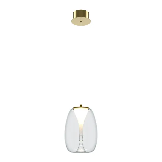 Maytoni Splash arany-átlátszó LED függesztett lámpa (MAY-MOD282PL-L8G3K1) LED 1 izzós IP20