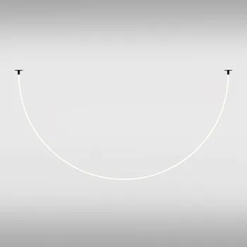 Maytoni Tau fekete-fehér LED függesztett lámpa (MAY-MOD146PL-L40B3K) LED 1 izzós IP20