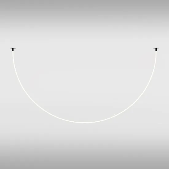 Maytoni Tau fekete-fehér LED függesztett lámpa (MAY-MOD146PL-L40B3K) LED 1 izzós IP20