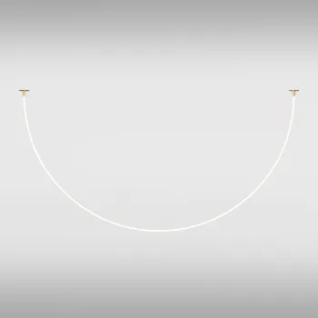 Maytoni Tau arany-fehér LED függesztett lámpa (MAY-MOD146PL-L40G3K) LED 1 izzós IP20