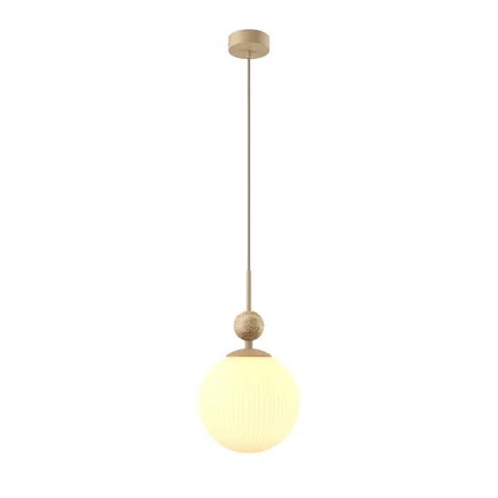 Maytoni Tavo bézs függesztett lámpa (MAY-MOD453PL-01BG) E27 1 izzós IP20
