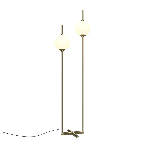 Maytoni The Sixth Sense sárgaréz-fehér LED állólámpa (MAY-Z020FL-L12BS3K) LED 1 izzós IP20