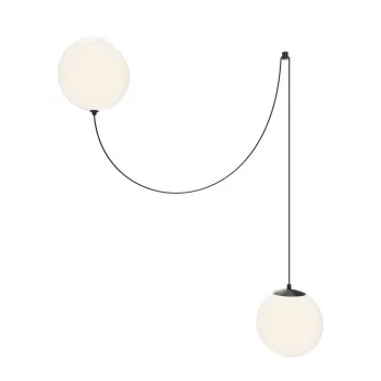 Maytoni Twins fekete-fehér LED függesztett lámpa (MAY-MOD427PL-L20B3K1) LED 1 izzós IP20