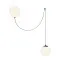Maytoni Twins fekete-fehér LED függesztett lámpa (MAY-MOD427PL-L20B3K1) LED 1 izzós IP20