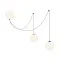 Maytoni Twins fekete-fehér LED függesztett lámpa (MAY-MOD427PL-L30B3K1) LED 1 izzós IP20
