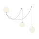 Maytoni Twins fekete-fehér LED függesztett lámpa (MAY-MOD427PL-L30B3K1) LED 1 izzós IP20