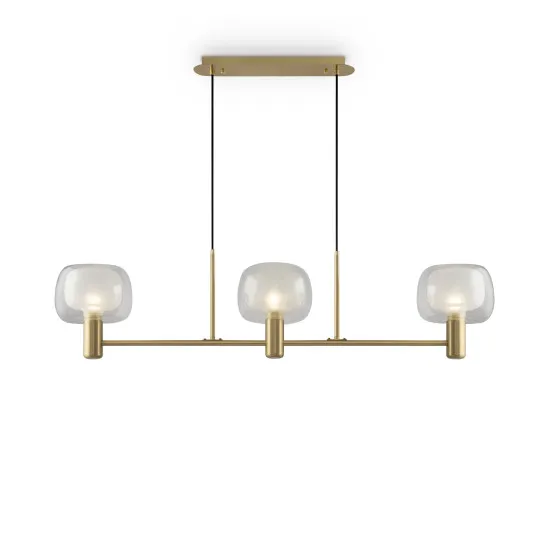 Maytoni Vision arany-fehér függesztett lámpa (MAY-MOD411PL-03G) E14 3 izzós IP20