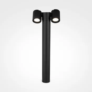 Maytoni Wall Street fekete kültéri állólámpa (MAY-O010FL-02B) GU10 2 izzós IP54