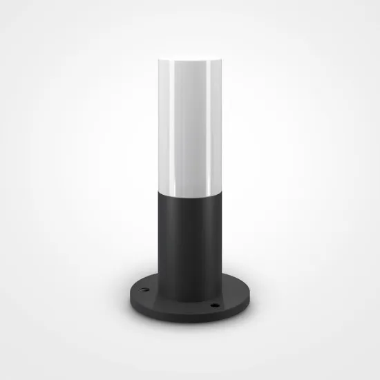 Maytoni Willis fekete-fehér kültéri állólámpa (MAY-O418FL-01B) E27 1 izzós IP54