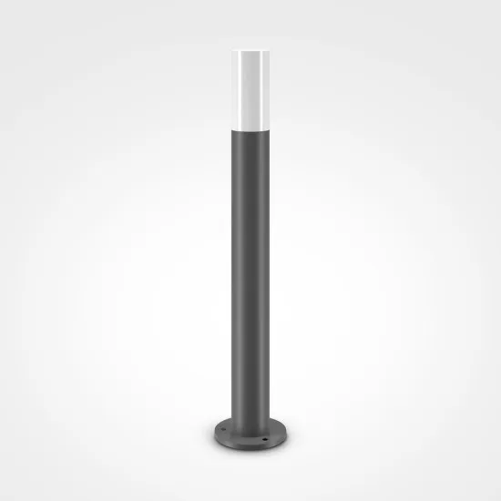 Maytoni Willis fekete-fehér kültéri állólámpa (MAY-O418FL-01GR1) E27 1 izzós IP54