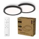 Philips AIO 2-pack fekete LED mennyezeti lámpa szett (PHI-8721103057600) LED 1 izzós IP20
