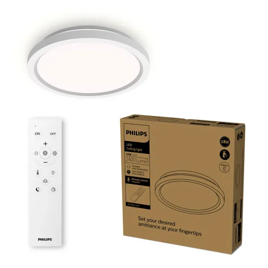 Philips AIO fehér LED mennyezeti lámpa (PHI-8721103055927) LED 1 izzós IP20