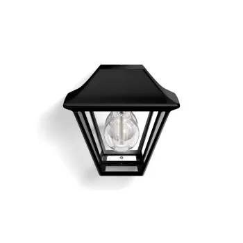 Philips Alpenglow fekete kültéri falikar (PHI-8718696158142) E27 1 izzós IP44