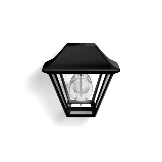Philips Alpenglow fekete kültéri falikar (PHI-8718696158142) E27 1 izzós IP44