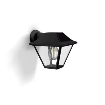 Philips Alpenglow fekete kültéri falikar (PHI-8718696158159) E27 1 izzós IP44