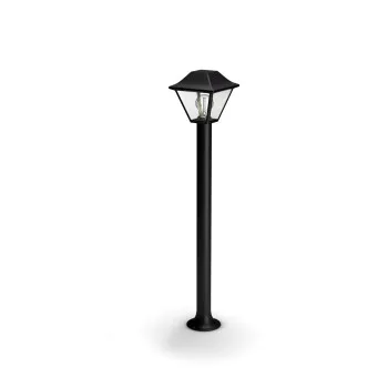Philips Alpenglow fekete kültéri állólámpa (PHI-8718696158173) E27 1 izzós IP44