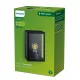 Philips Alzor fekete kültéri fali lámpa (PHI-8720169266414) E27 1 izzós IP44