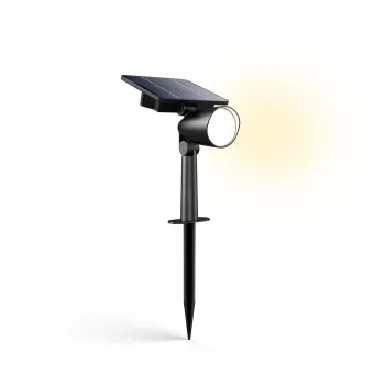 Philips Ashlyn fekete napelemes LED kültéri leszúrható lámpa (PHI-8720169362246) LED 1 izzós IP44