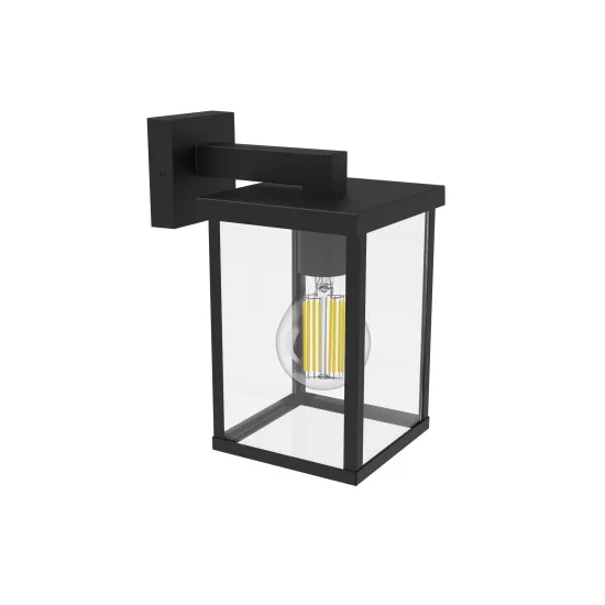 Philips Bellini fekete kültéri falikar (PHI-8720169266377) E27 1 izzós IP44