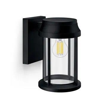 Philips Bellini fekete kültéri falikar (PHI-8720169266391) E27 1 izzós IP44
