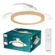 Philips Bliss fehér-natúr mozgásérzékelős LED mennyezeti ventilátoros lámpa (PHI-8721103128294) LED 1 izzós IP20