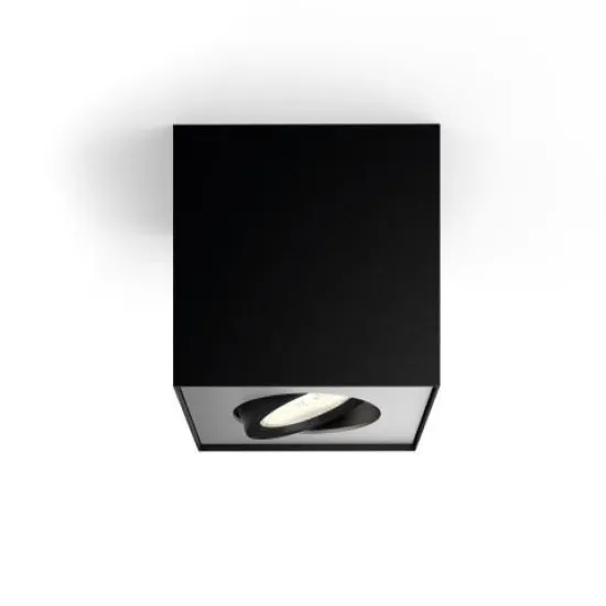 Philips Box fekete LED mennyezeti spotlámpa (PHI-8718696164518) LED 1 izzós IP20