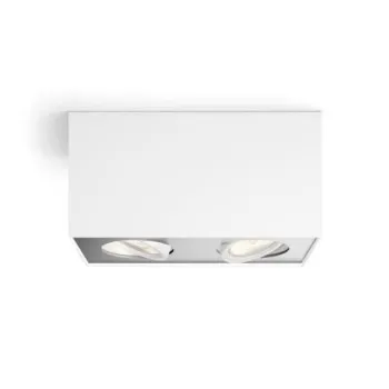 Philips Box fehér LED mennyezeti spotlámpa (PHI-8718696164525) LED 2 izzós IP20