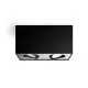 Philips Box fekete LED mennyezeti spotlámpa (PHI-8718696164532) LED 2 izzós IP20