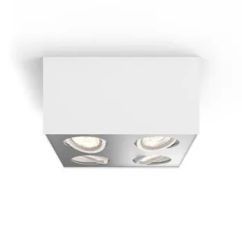 Philips Box fehér LED mennyezeti spotlámpa (PHI-8718696164549) LED 4 izzós IP20