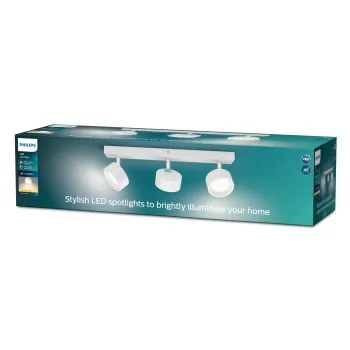 Philips Bracia fehér LED mennyezeti spotlámpa (PHI-8720169174788) LED 3 izzós IP20