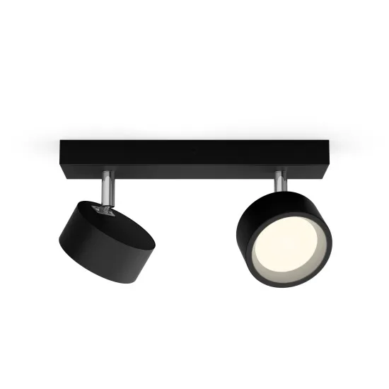 Philips Bracia fekete LED mennyezeti spotlámpa (PHI-8720169174849) LED 2 izzós IP20