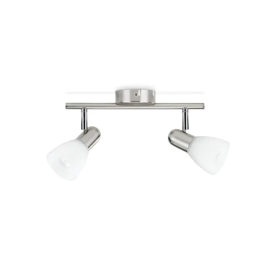 Philips Burlap nikkel mennyezeti spotlámpa (PHI-8718696132975) E14 2 izzós IP20