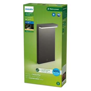 Philips Bustan antracit LED kültéri állólámpa (PHI-8720169257290) LED 1 izzós IP44
