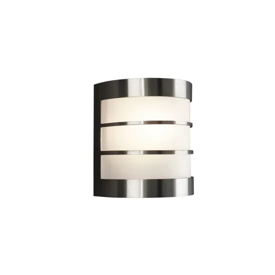 Philips Calgary acélszínű kültéri fali lámpa (PHI-8718696176757) E27 1 izzós IP44