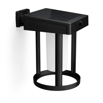 Philips Camill fekete-fehér napelemes LED kültéri falikar (PHI-8720169263895) LED 1 izzós IP44