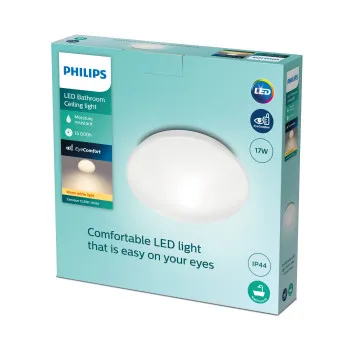 Philips Canopus fehér fürdőszobai LED mennyezeti lámpa (PHI-8718699777272) LED 1 izzós IP44
