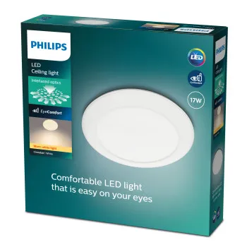 Philips Cinnabar fehér LED mennyezeti lámpa (PHI-8718696122785) LED 1 izzós IP20