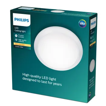 Philips Cinnabar fehér LED mennyezeti lámpa (PHI-8718696122792) LED 1 izzós IP20