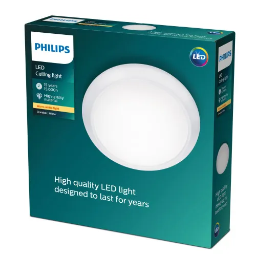 Philips Cinnabar fehér LED mennyezeti lámpa (PHI-8718696122792) LED 1 izzós IP20