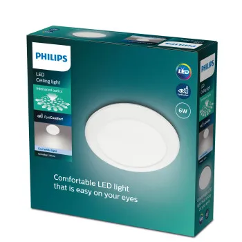 Philips Cinnabar fehér LED mennyezeti lámpa (PHI-8718696125786) LED 1 izzós IP20