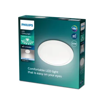 Philips Cinnabar fehér LED mennyezeti lámpa (PHI-8718696125809) LED 1 izzós IP20