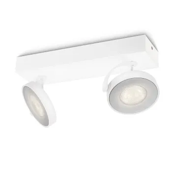 Philips Clockwork fehér LED fali/mennyezeti spotlámpa (PHI-8718291488156) LED 2 izzós IP20