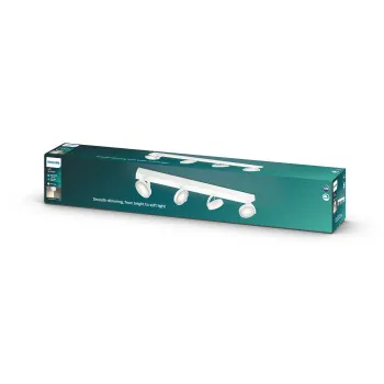 Philips Clockwork fehér LED fali/mennyezeti spotlámpa (PHI-8718291488439) LED 4 izzós IP20