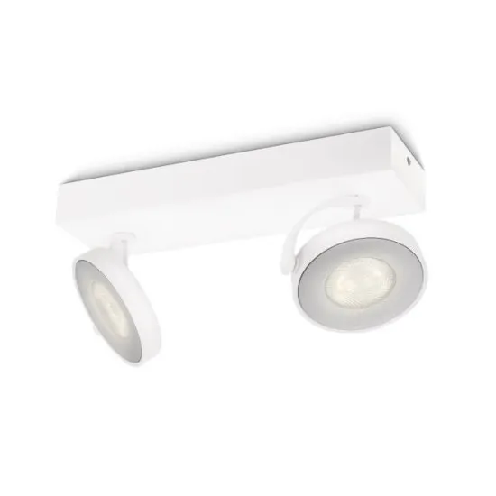 Philips Clockwork fehér LED fali/mennyezeti spotlámpa (PHI-8718696154519) LED 2 izzós IP20