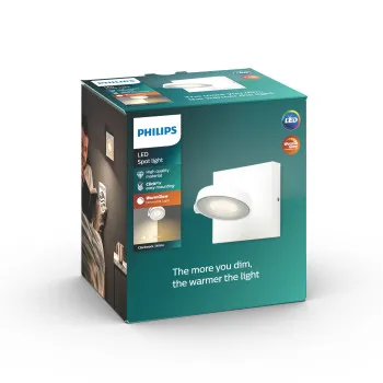 Philips Clockwork fehér LED fali/mennyezeti spotlámpa (PHI-8718696154533) LED 1 izzós IP20