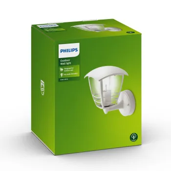 Philips Creek fehér kültéri falikar (PHI-8718291443476) E27 1 izzós IP44