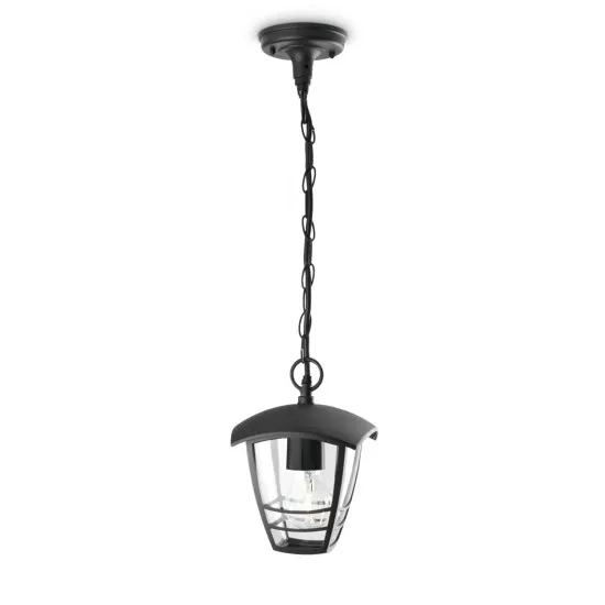 Philips Creek fekete kültéri függesztett lámpa (PHI-8718291443506) E27 1 izzós IP44