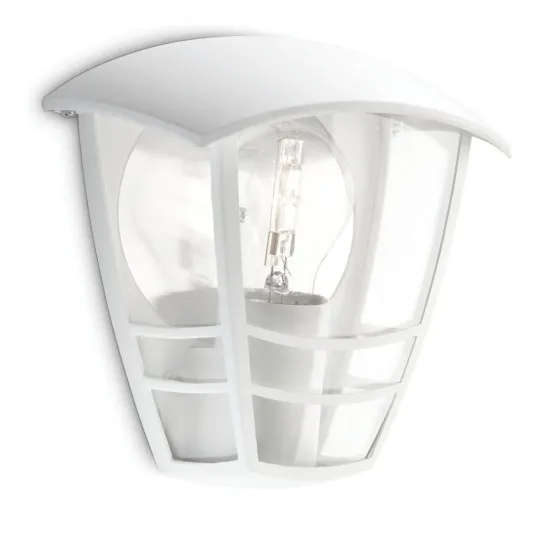 Philips Creek fehér kültéri fali lámpa (PHI-8718291443537) E27 1 izzós IP44