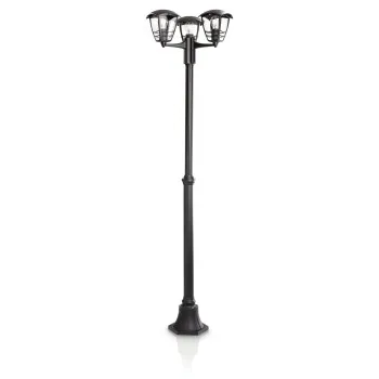 Philips Creek fekete kültéri állólámpa (PHI-8718291443582) E27 3 izzós IP44
